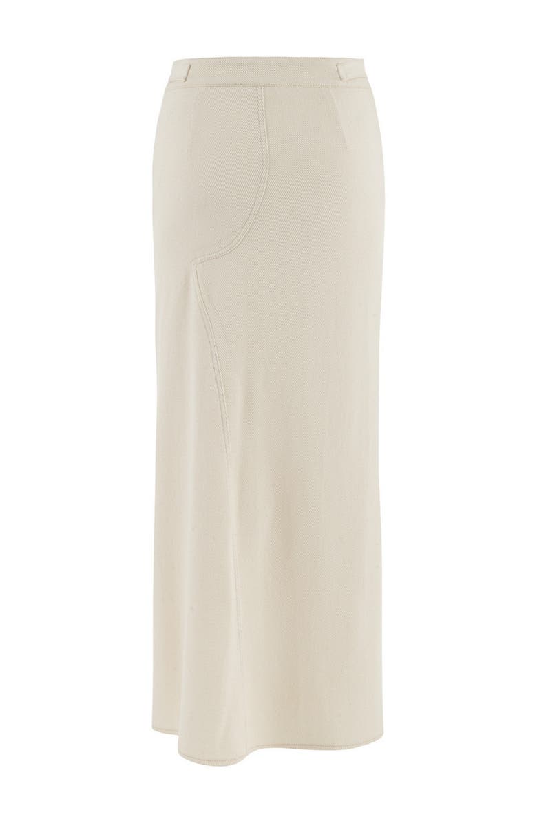 Nocturne Long Skirt with Zipper Detail, Alternate, color, 