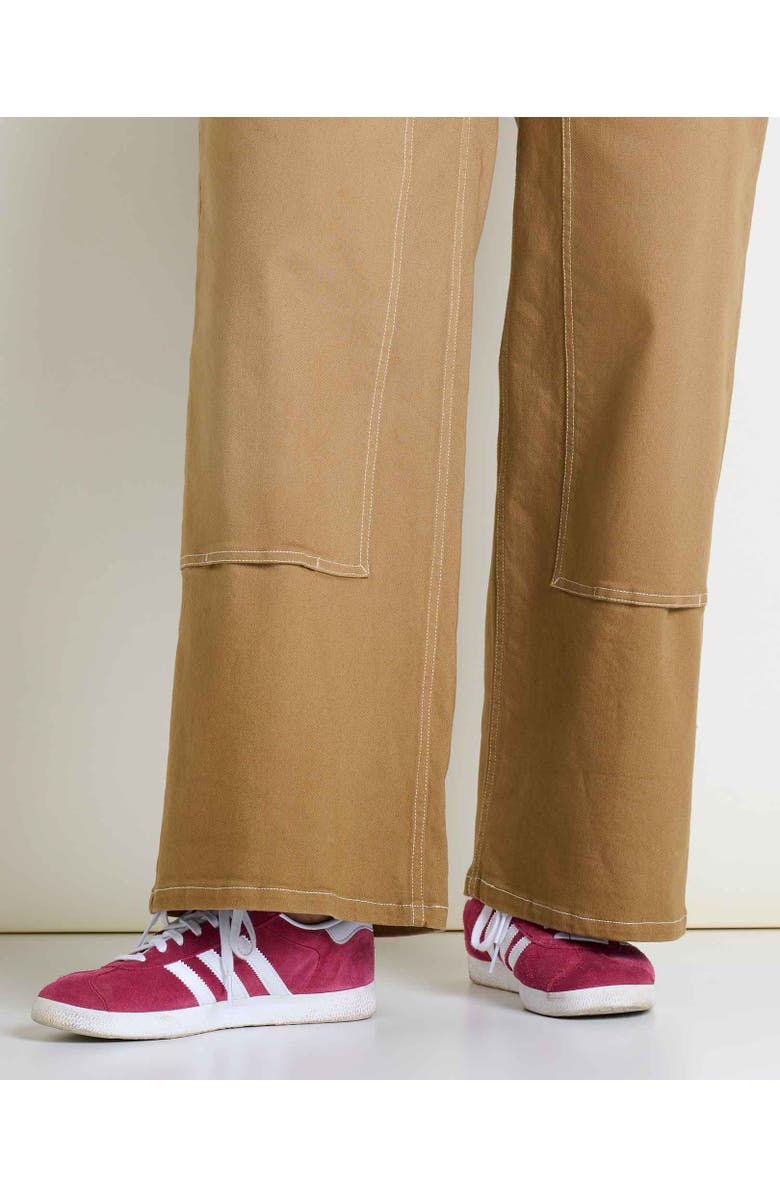 Toad & Co Balsam  Wide Leg Utility Pant, Alternate, color, Honey Brown