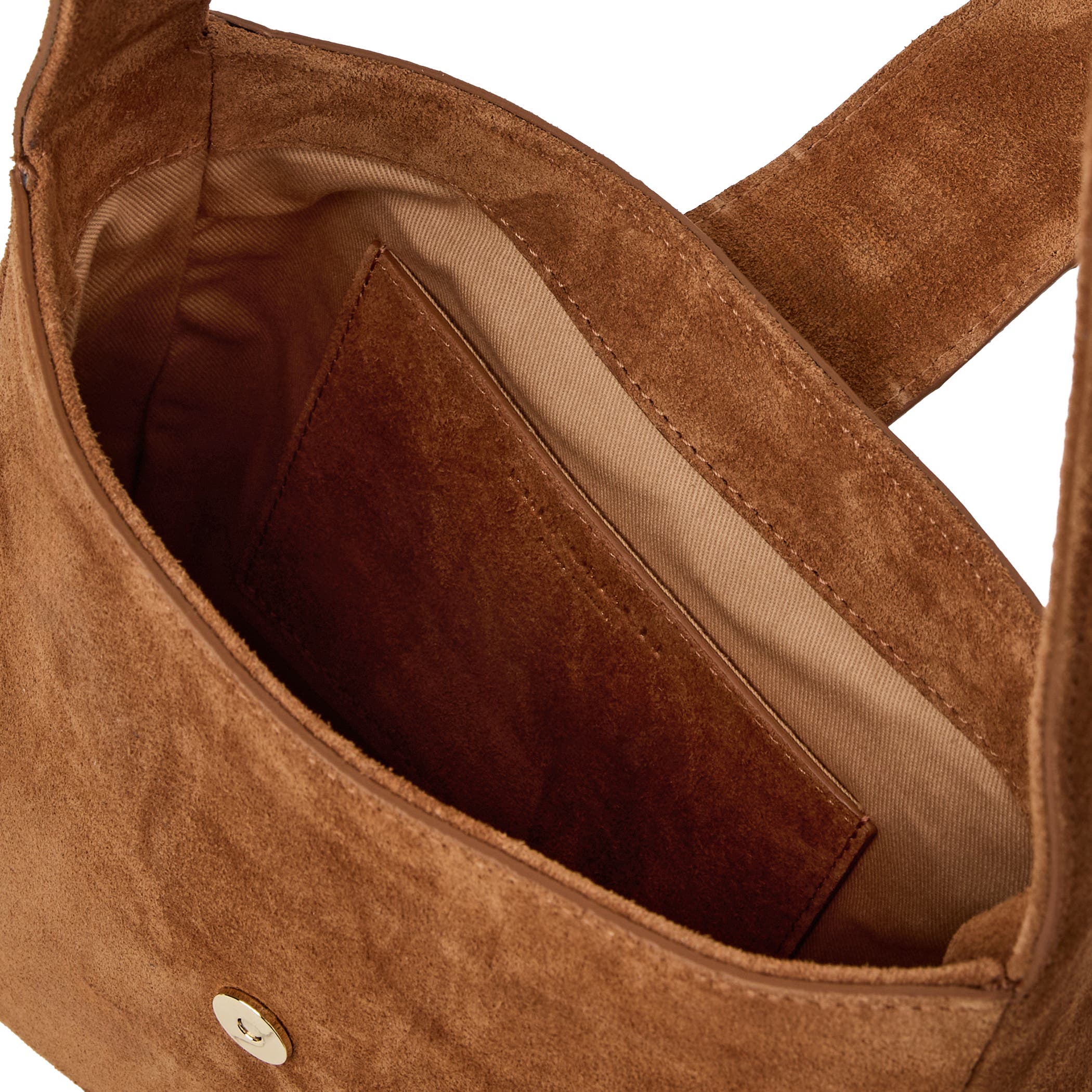 Lilo Shoulder Bag, Alternate, color, COGNAC SUEDE