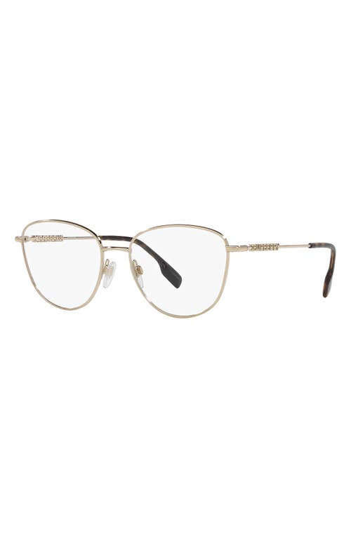 Burberry Virginia 53mm Phantos Optical Glasses In Gold