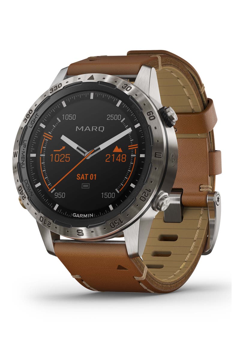 MARQ Expedition GPS Smart Watch, 46mm, Main, color, BROWN