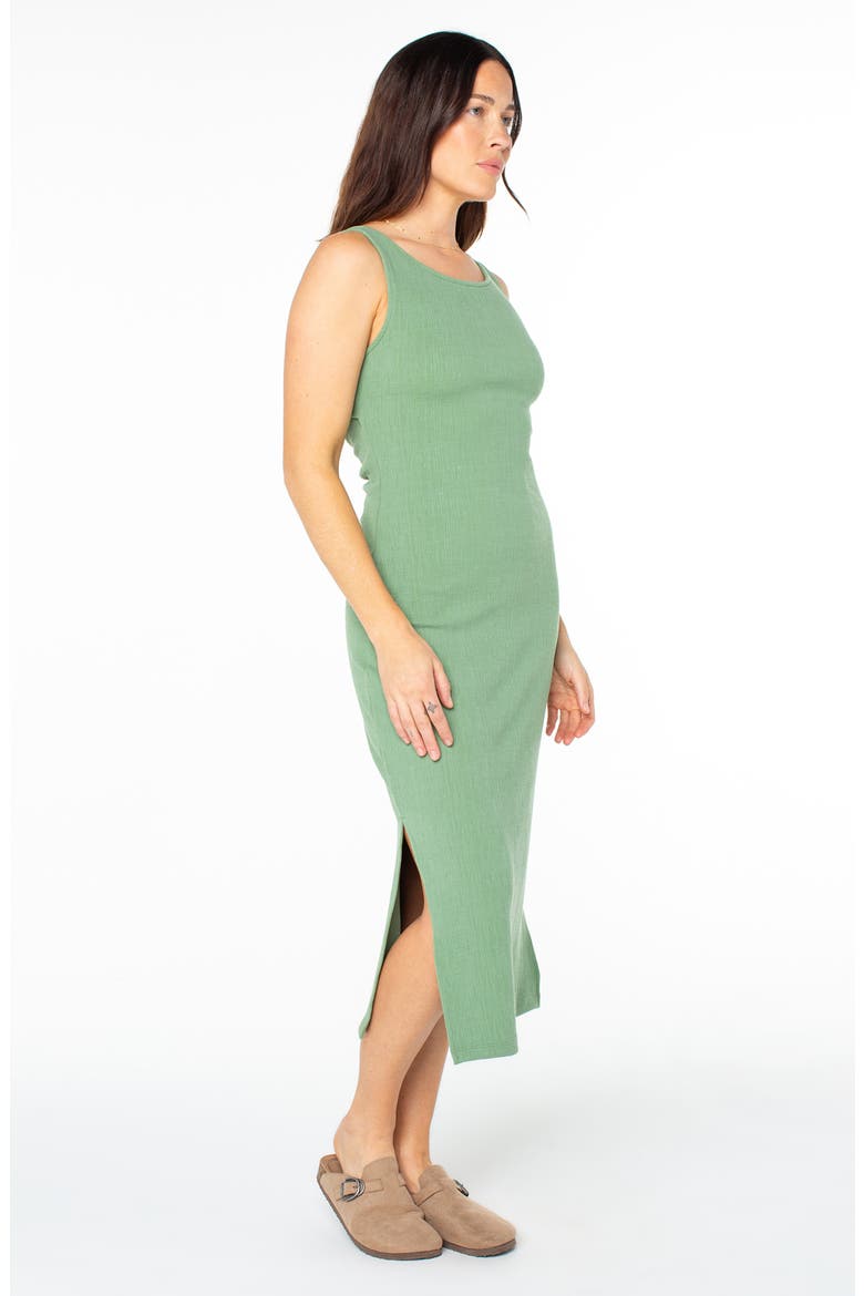 City Lights Tank Midi Dress, Alternate, color, LODEN GRN