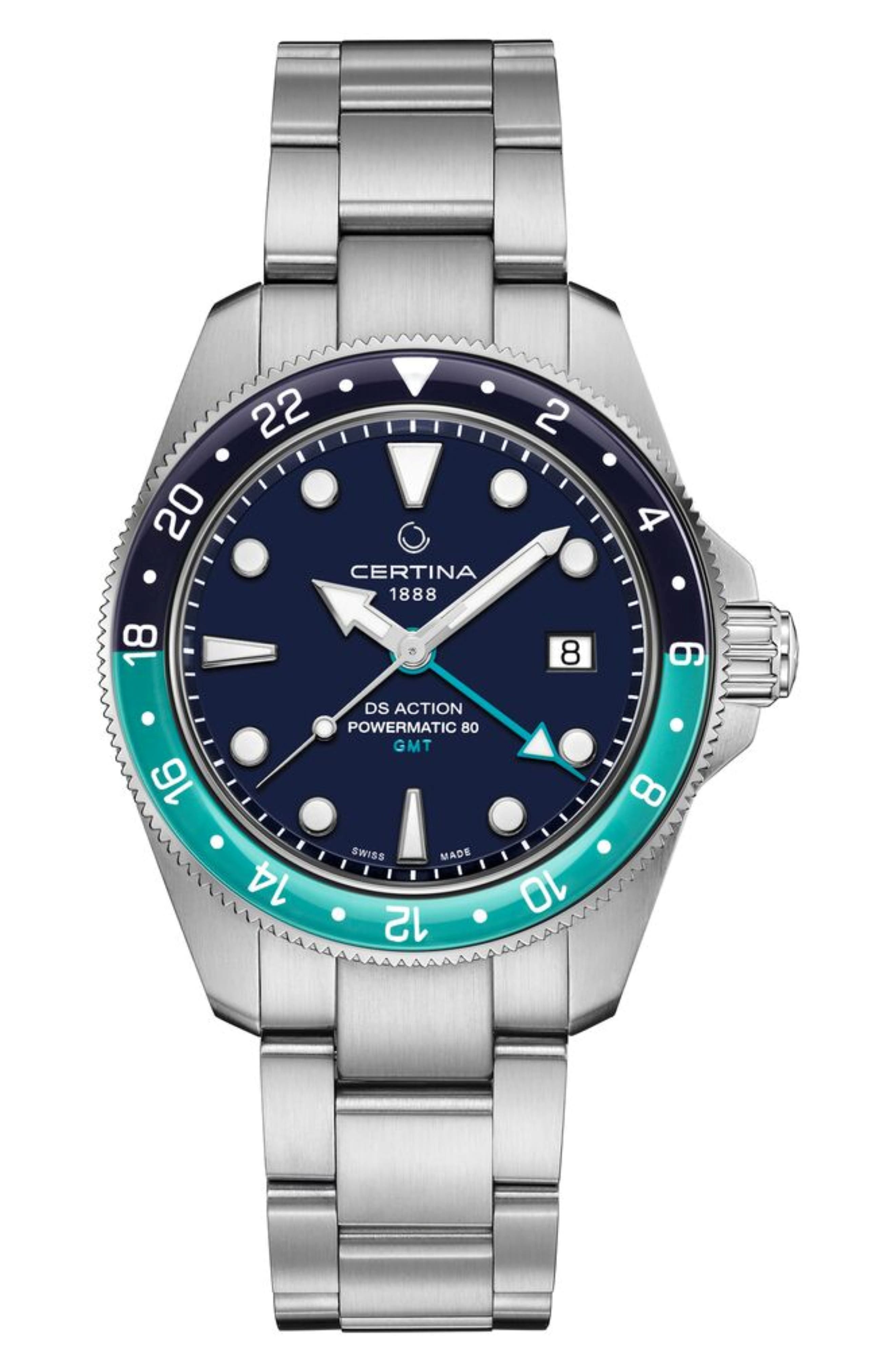 STAINLESS STEEL / BLUE