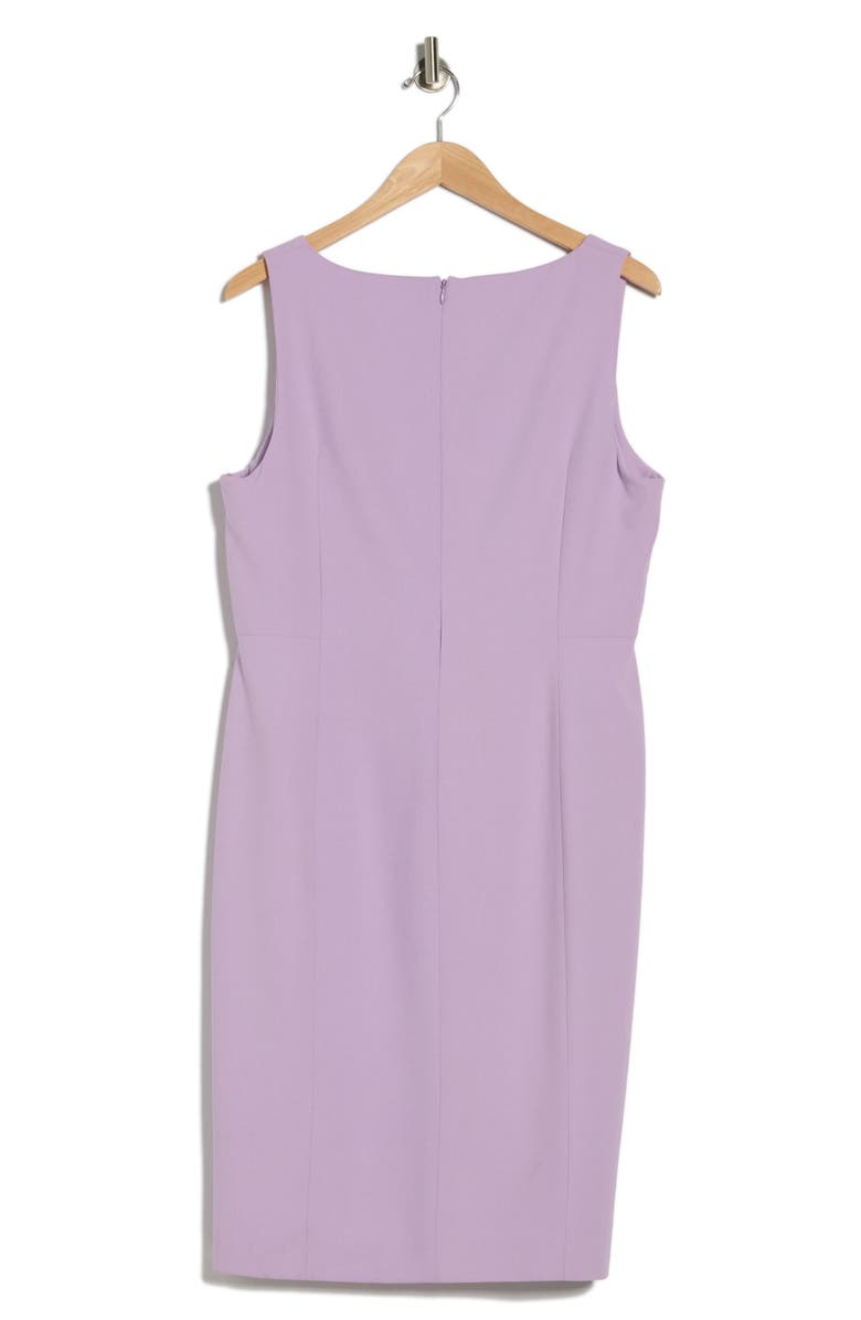 LK Bennett Adele Sleeveless Sheath Dress, Alternate, color, Purple Lavender