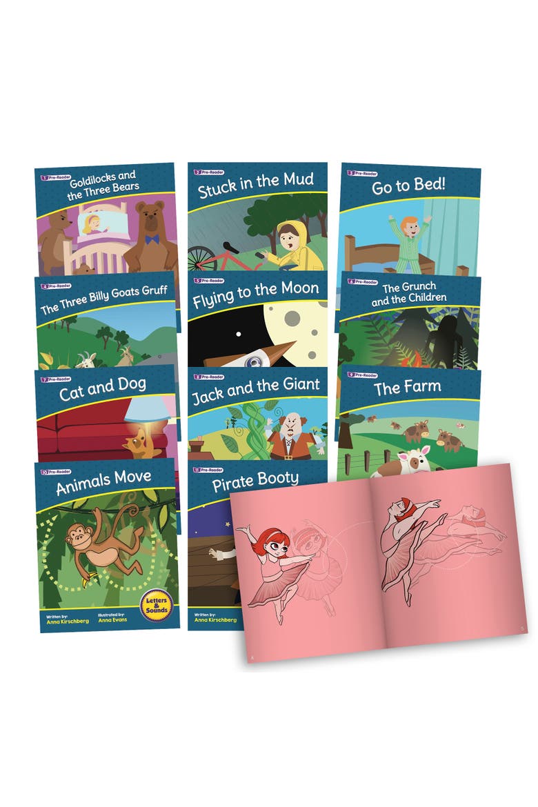 Letters & Sounds Phase 1 Set 2 Fiction Educational Learning Set, Main, color, Multicolored
