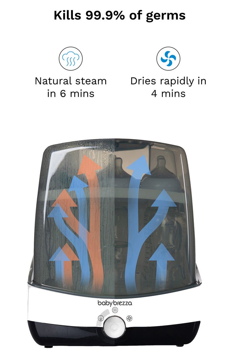 BABY BREZZA SuperFast Sterilizer & Dryer, Alternate, color, White