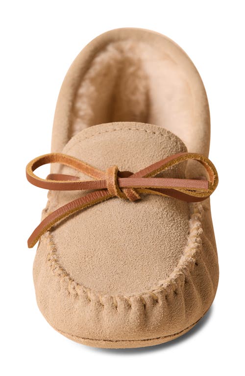 Minnetonka Faux Fur Lined Soft Sole Slipper