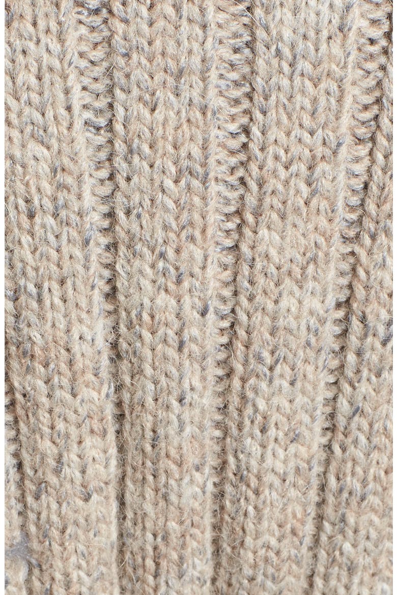 Cozy Ribbed Tie Cardigan, Alternate, color, GREY PEBBLE