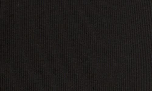 Mavi Jeans Square Neck Long Sleeve T-shirt In Black