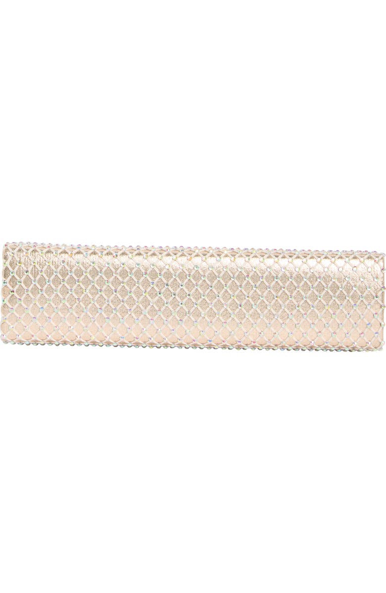 Jessica McClintock Phoenix Chain Clutch, Alternate, color, Honey