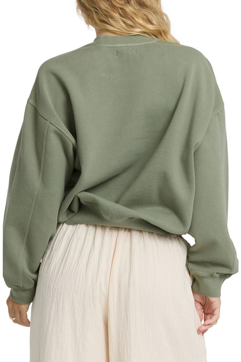 Vibes Kendal Graphic Sweatshirt, Alternate, color, ARMY GREEN
