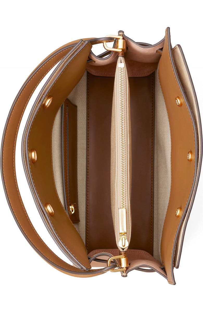 Tory Burch Lee Radziwill Small Leather Double Bag, Alternate, color,