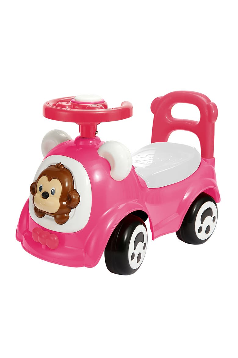 Push & Ride Racer Ride On Vehicle, Pink, Main, color, Multicolored