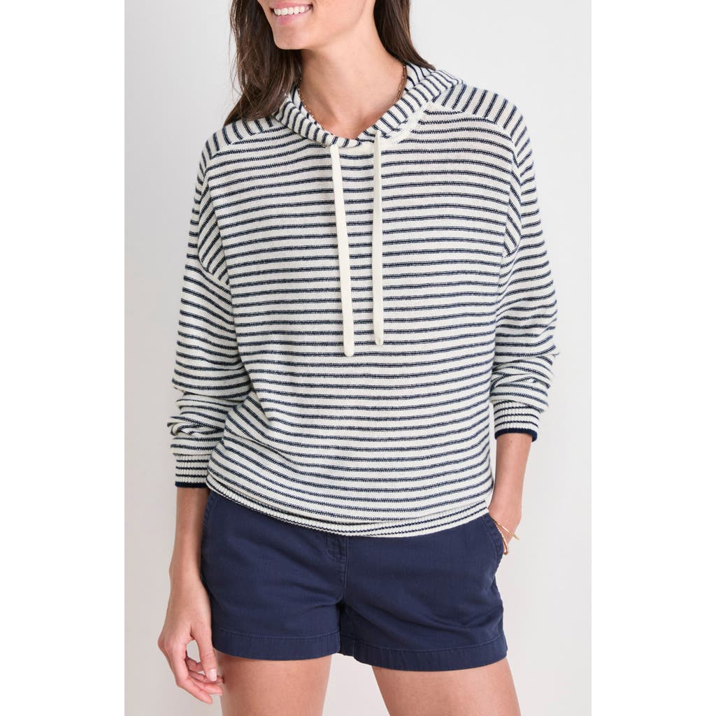 Vineyard Vines Stipe Cashmere Hoodie Sweater