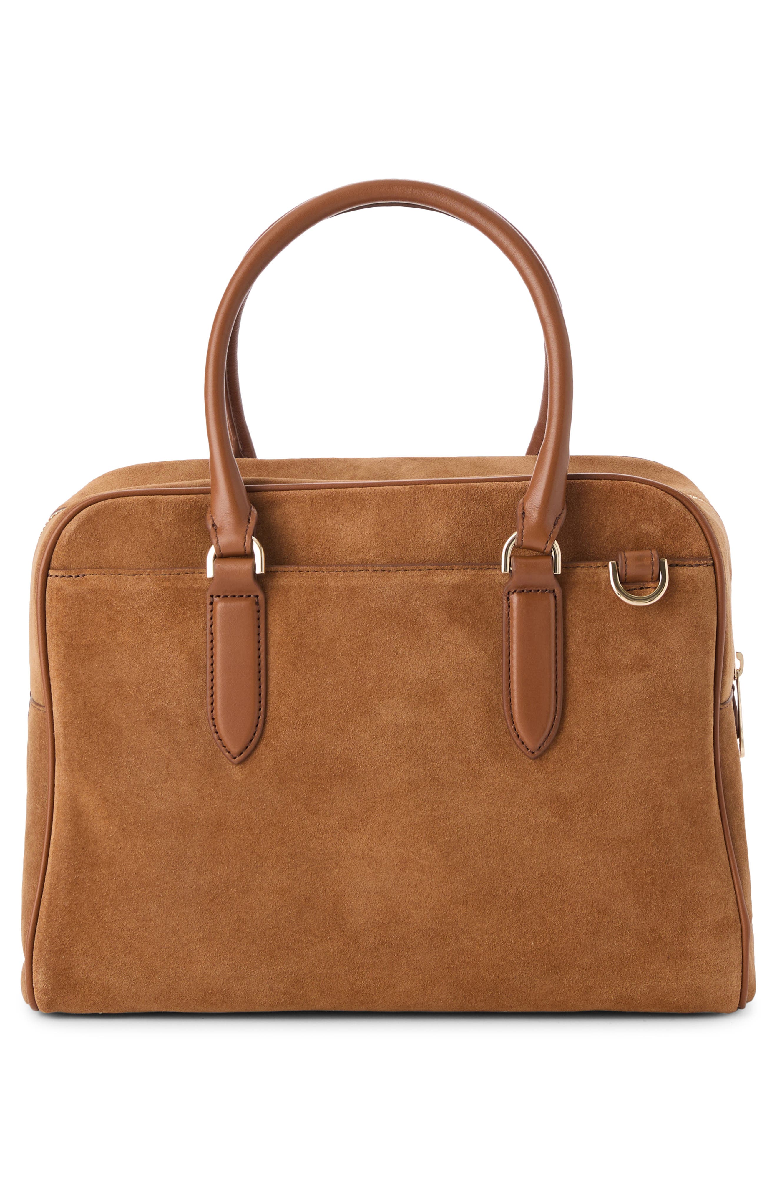 Marissa Leather Handbag, Alternate, color, TAN