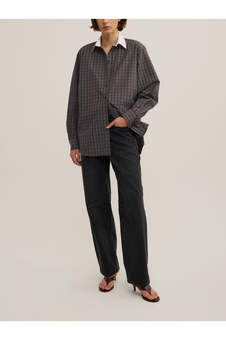 Check Shirt, Alternate, color, Charcoal