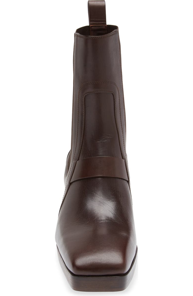 Rick Owens Square Toe Chelsea Boot, Alternate, color,