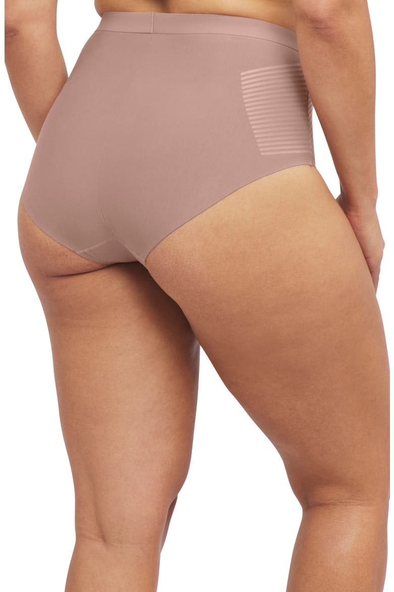 SPANXshape™ Invisible Cotton Blend Briefs, Alternate, color, CAFE AU LAIT