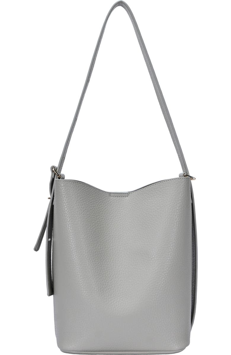 Rachel Zoe Faux Leather Hobo Bag, Main, color, Grey
