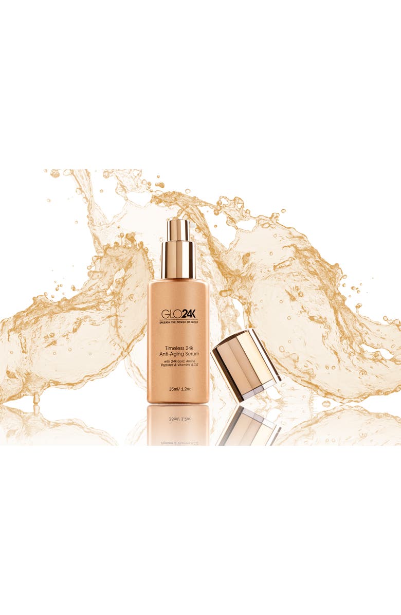 GLO24K UNLEASH THE POWER OF GOLD Timeless 24k Anti-Aging Serum, Alternate, color, Na