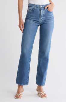 AG Alexxis High Waist Straight Leg Jeans