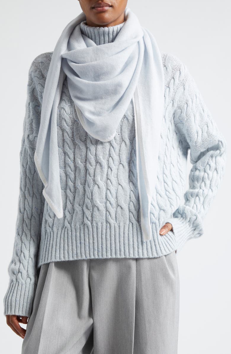 Johnstons of Elgin Gauzy Cashmere Fringe Scarf, Alternate, color, 