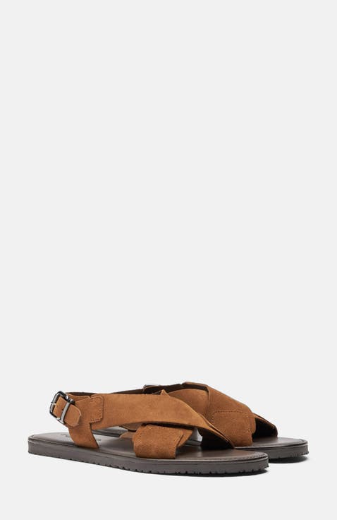 サンダル SCAROSSO SS22 Antonio Cognac (ANTONIOSANDCOGCALF) Antonio Cognac Sandals for Men | Scarosso®