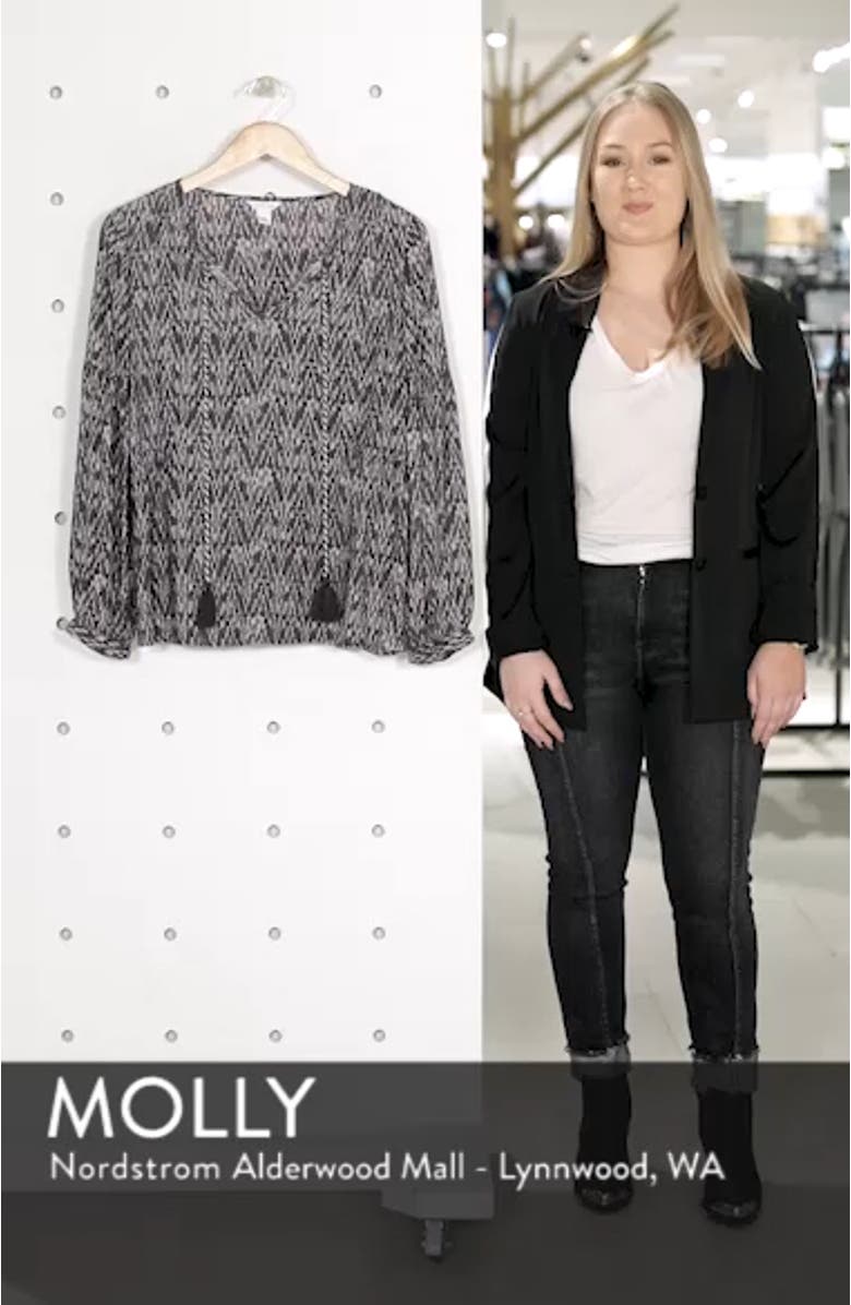 Woven Print Top, sales video thumbnail