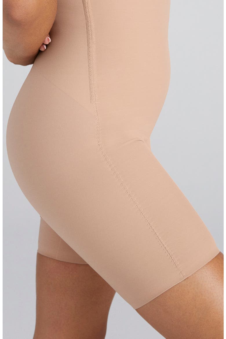 Mid Thigh Bodysuit, Alternate, color, SAND
