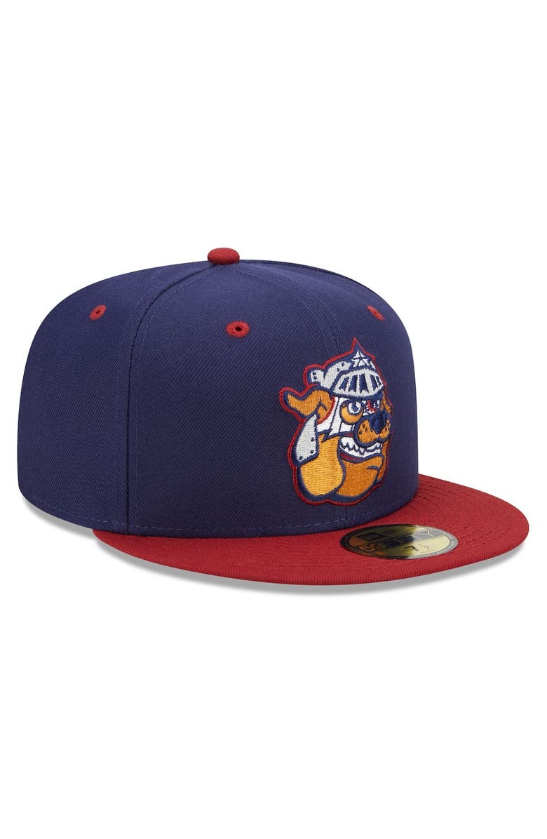 New Era Men's New Era Navy/Red Round Rock Express Marvel x Minor League 59FIFTY Fitted Hat, Alternate, color, Navy