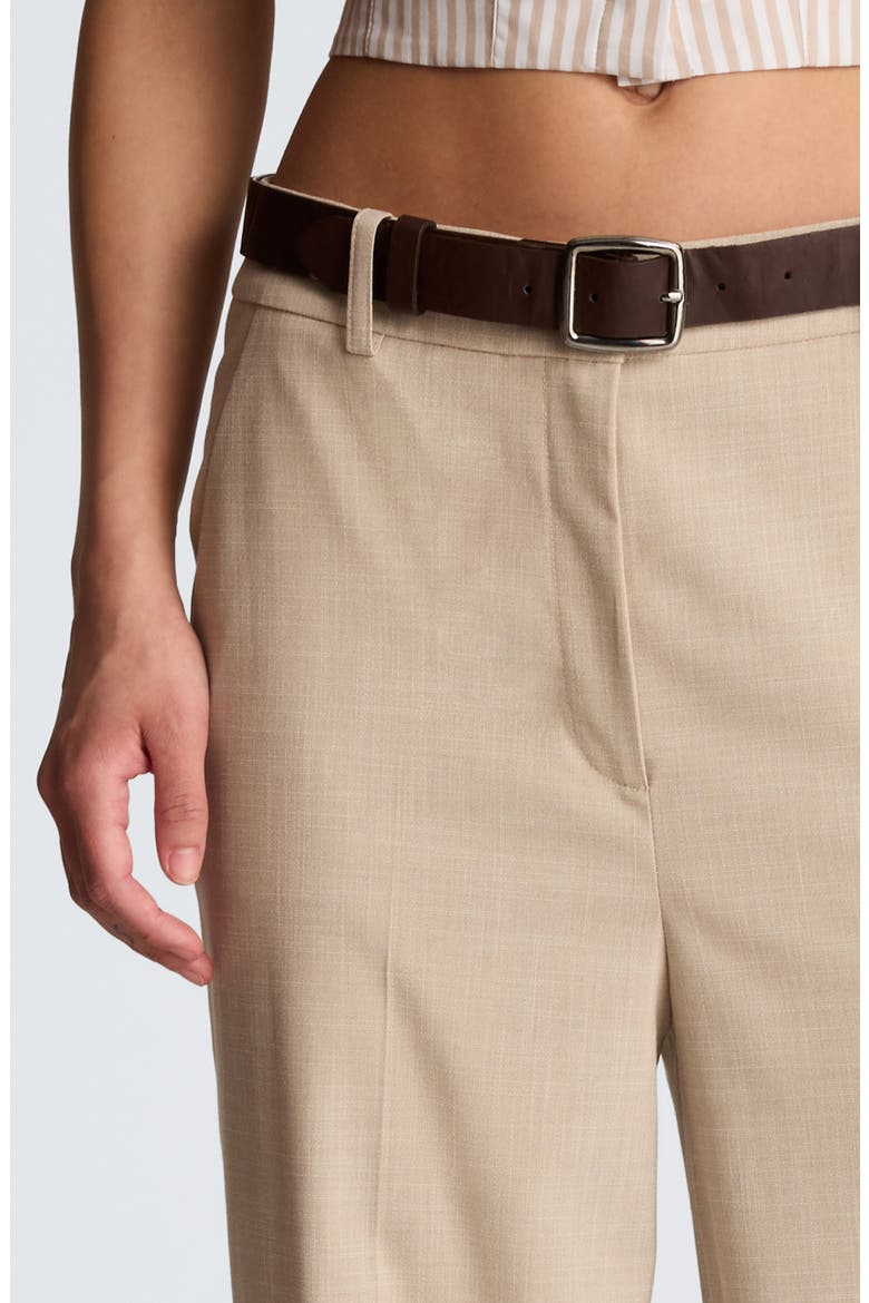 High Waist Wide Leg Pants, Alternate, color, TLESSTAUP/ WHT