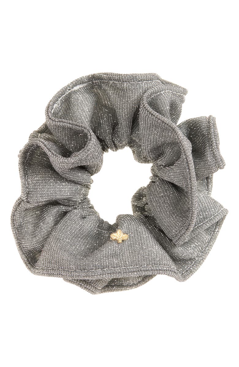 L. Erickson Eira Scrunchie, Main, color, Silver