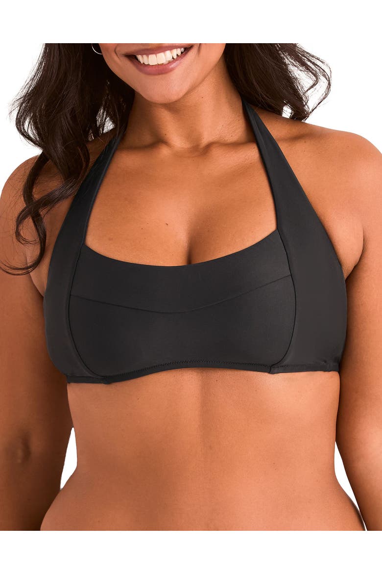 Perry Swimwear Bikini Top, Main, color, Black