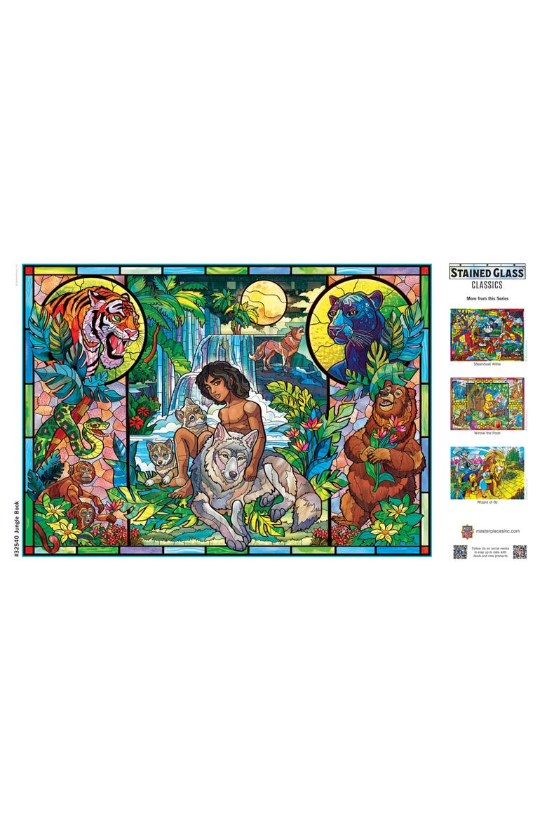 Jungle Book 500 Piece Jigsaw Puzzle, Alternate, color, Multicolor