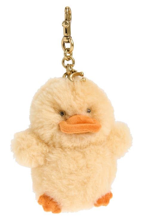 Genuine Shearling Ducky Bag Charm