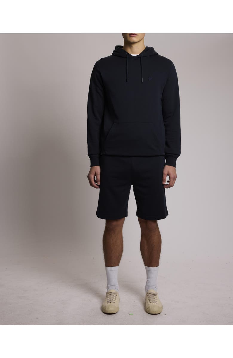 Lyle & Scott Superfine Cotton Loopback Hoodie, Alternate, color, Dark Navy