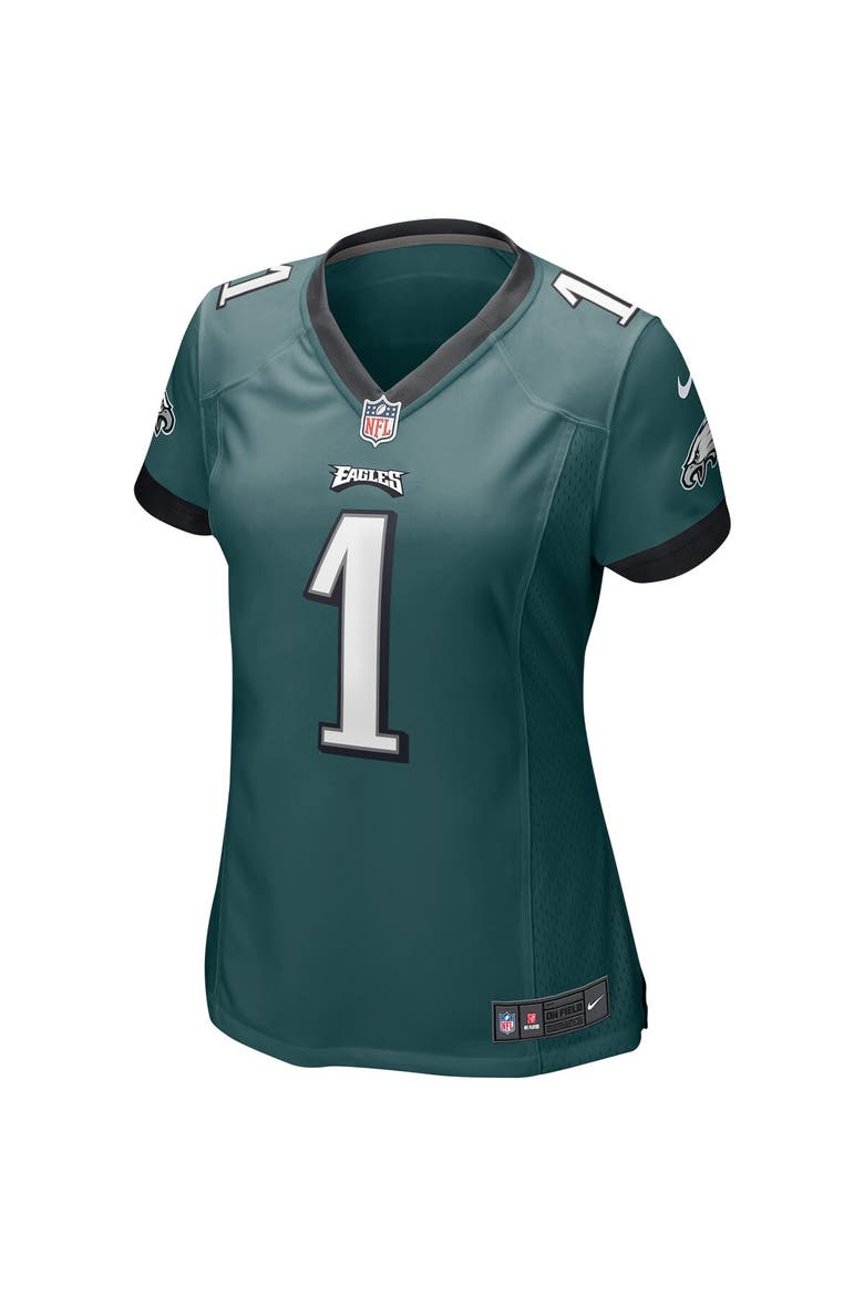 Women's Nike Jalen Hurts Midnight Green Philadelphia Eagles Team Game Jersey, Alternate, color, GREEN