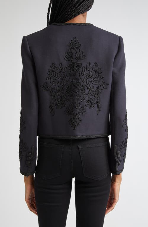 Veronica Beard Latrell Soutache Embroidered Jacket In Blue