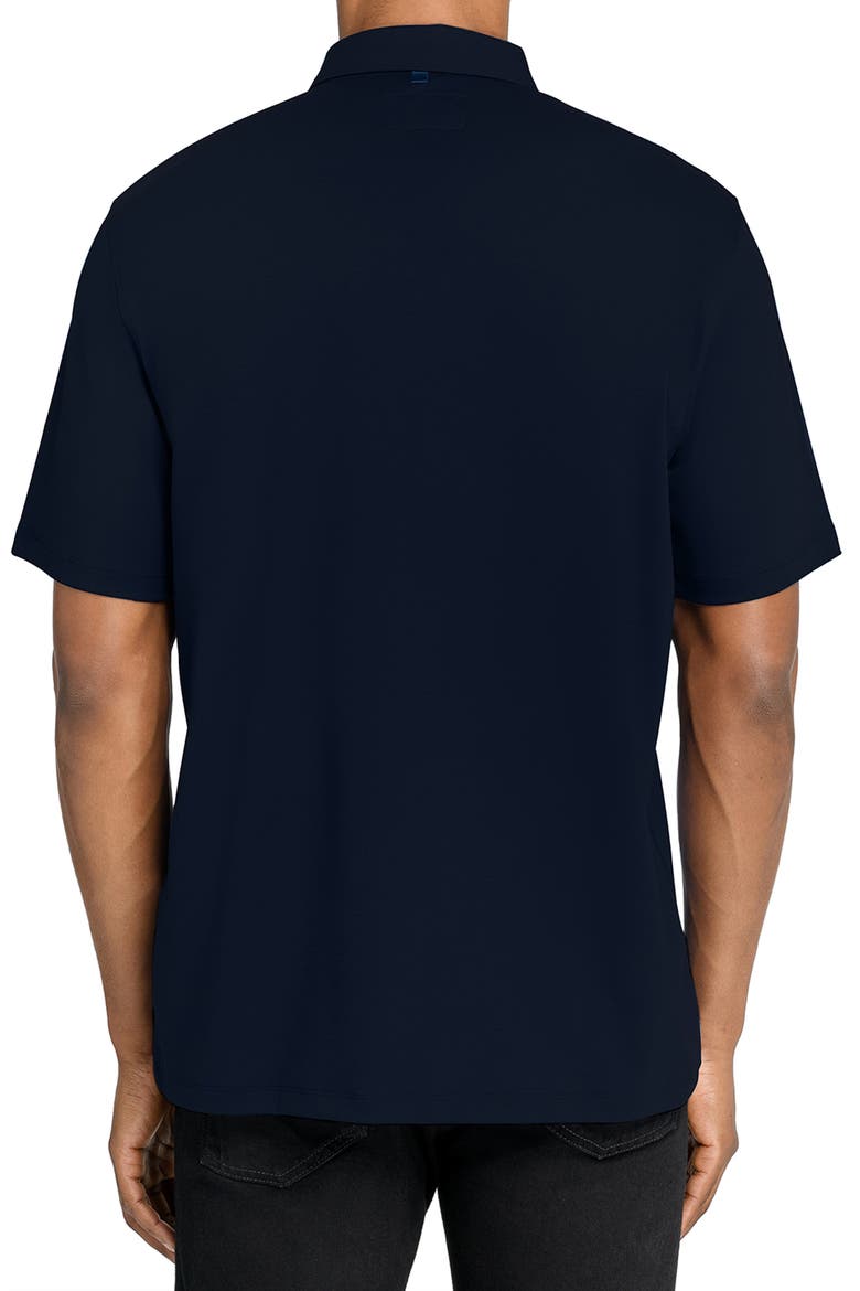 Solid Reworked Slim Fit Polo, Alternate, color, NAVY
