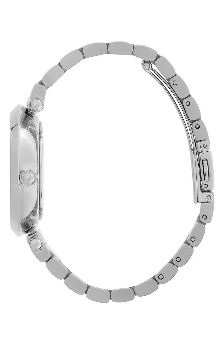 Olivia Burton Signature Florals Bracelet Watch, 34mm, Alternate, color, Silver