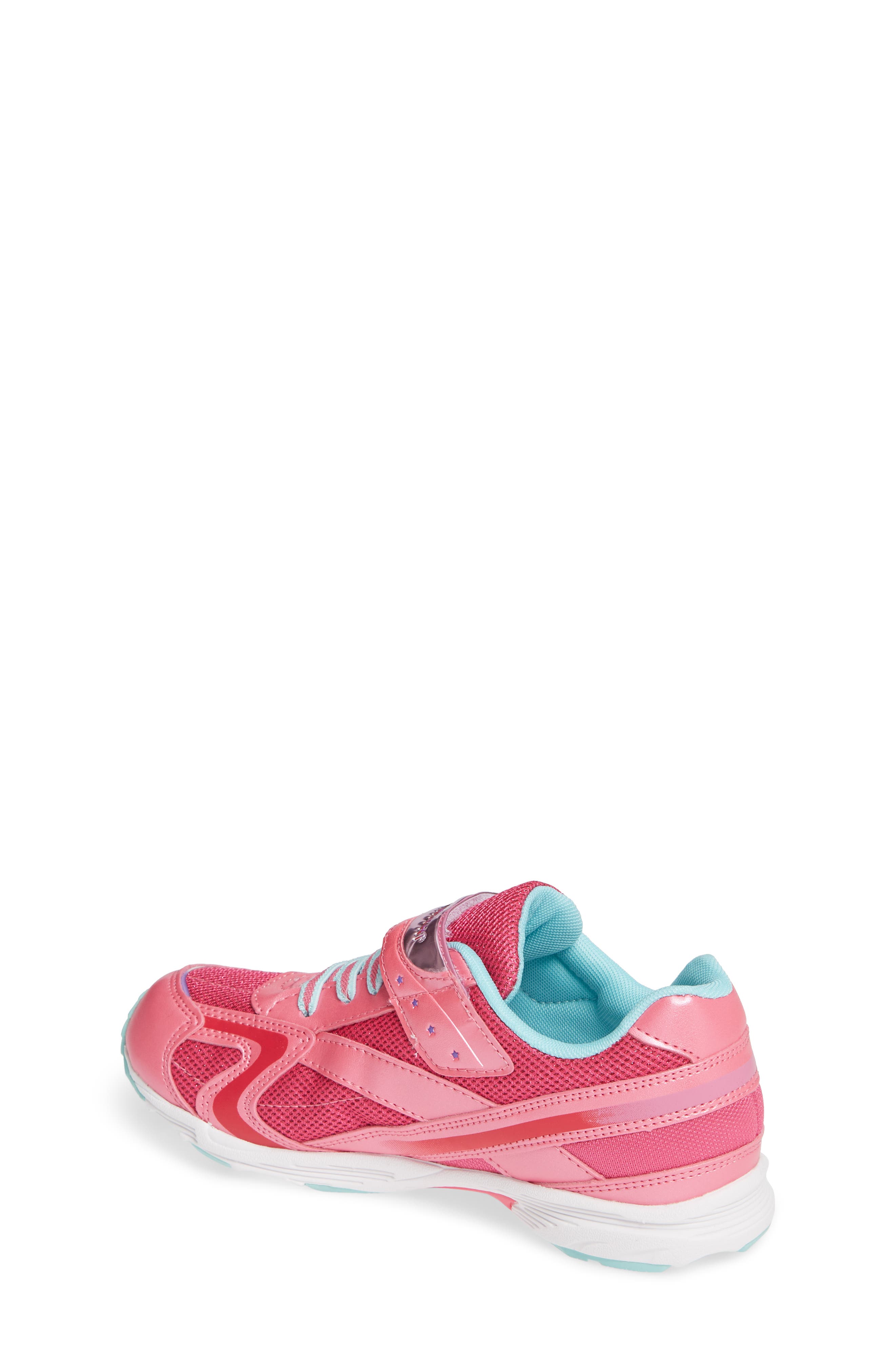 Tsukihoshi Glitz Washable Sneaker, Alternate, color, Hot Pink/ Mint