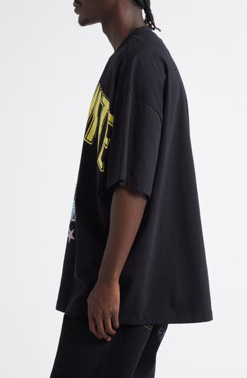 Fresco Star Oversize Graphic T-Shirt