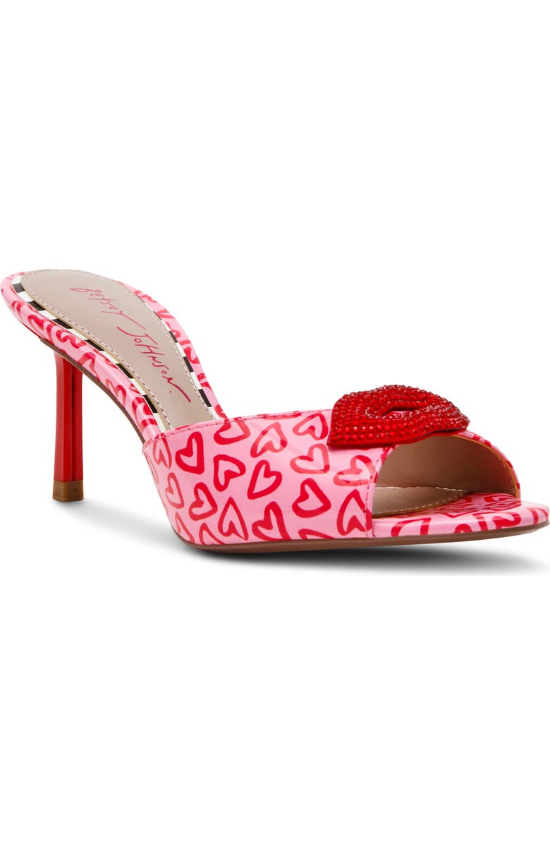 Betsey Johnson Casidy Sandal, Main, color, Pink Multi