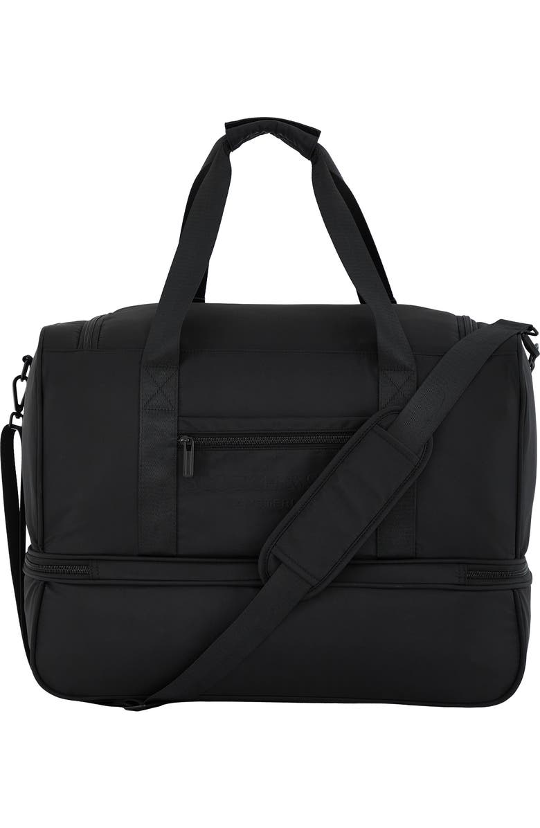 Scotch & Soda Eindhoven Two-Section Weekender Bag, Alternate, color, Black