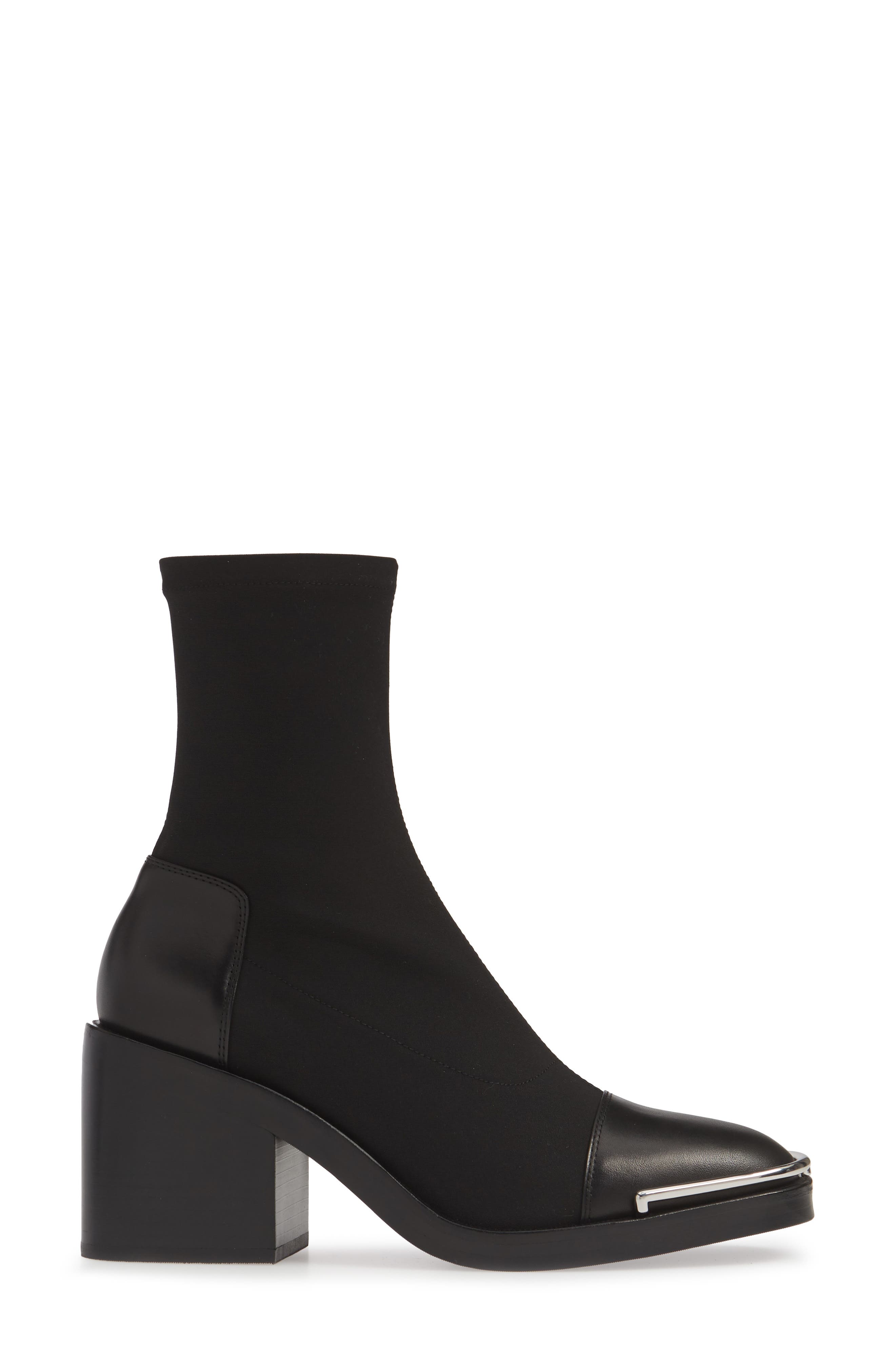 Alexander Wang Hailey Halo Sock Bootie, Alternate, color, 