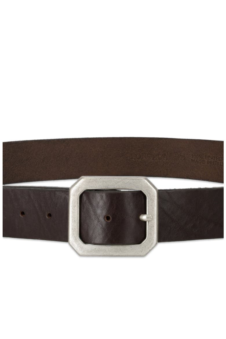Oregon Leather Belt, Alternate, color, Dark Brown