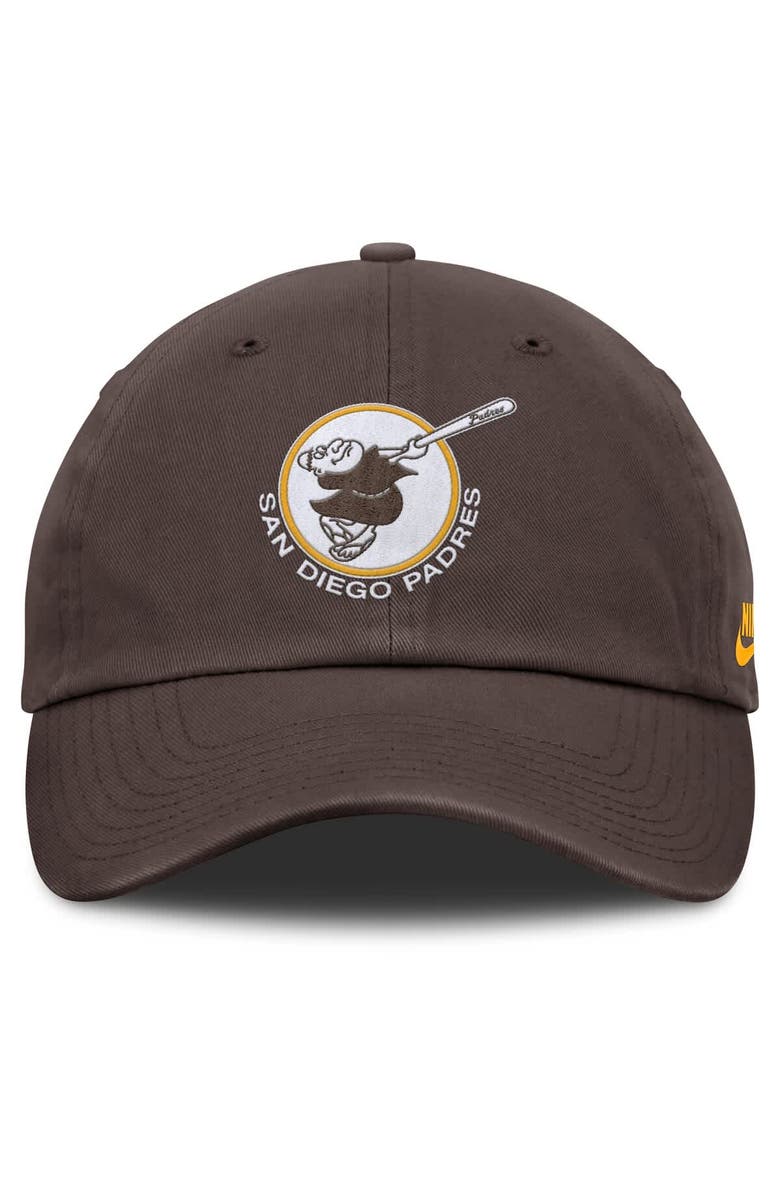 Nike Men's Nike Brown San Diego Padres Club Adjustable Hat, Alternate, color, 