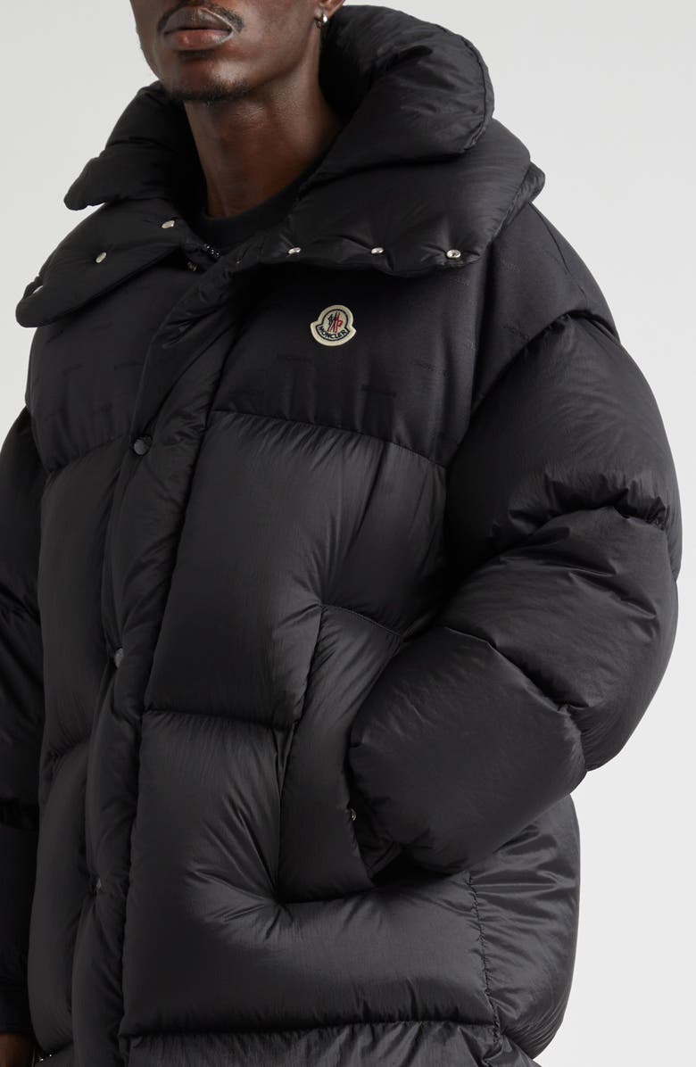 Moncler Verone Longline Down Puffer Parka, Alternate, color,