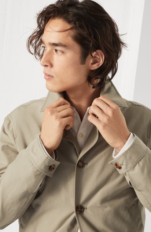 Shop Brunello Cucinelli Water-resistant Bomber Jacket In Khaki