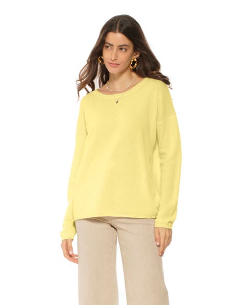 Pure Cashmere Lightweight Relaxed Crewneck Sweater